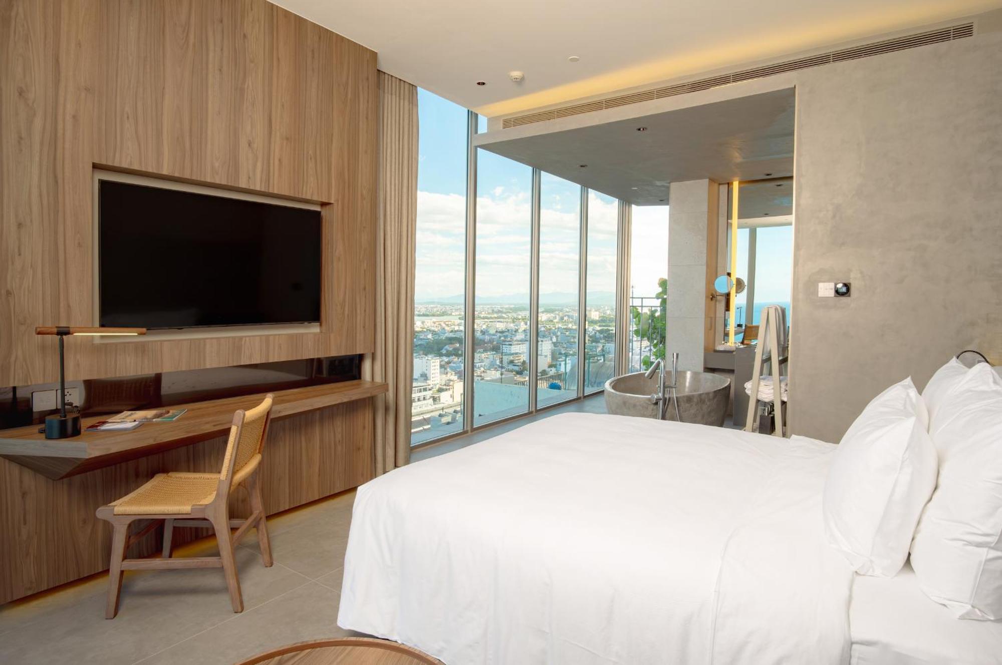 M Hotel Danang エクステリア 写真 A bedroom at the hotel